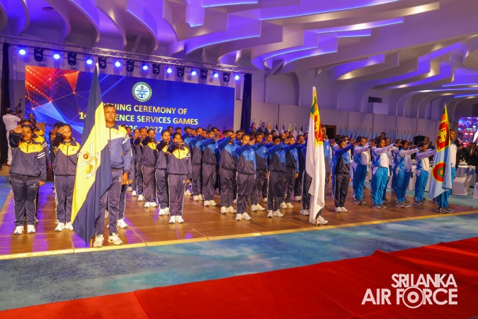 14TH DEFENCE SERVICES GAMES CEREMONIALLY COMMENCED AT WAVE N' LAKE MULTI-FUNCTIONAL HALL, WELISARA