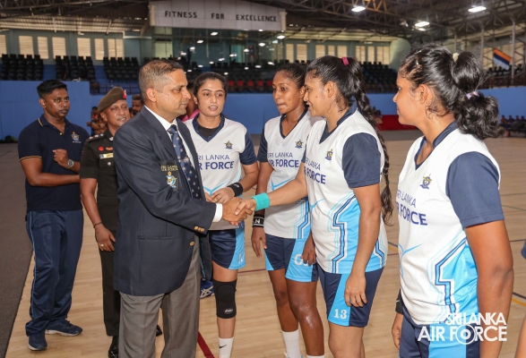 SLAF WOMEN'S TEAM TRIUMPHS AT 13TH DEFENCE SERVICES GAMES HANDBALL CHAMPIONSHIP