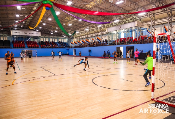 SLAF WOMEN'S TEAM TRIUMPHS AT 13TH DEFENCE SERVICES GAMES HANDBALL CHAMPIONSHIP
