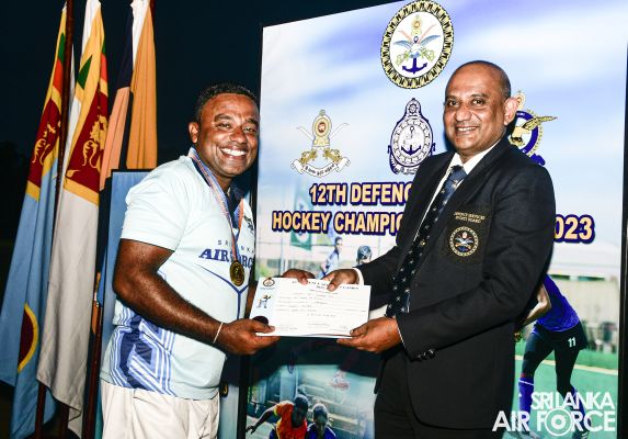 The SLAF Men’s Hockey Team emerged victorious