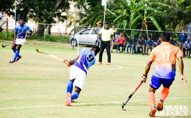 The SLAF Men’s Hockey Team emerged victorious