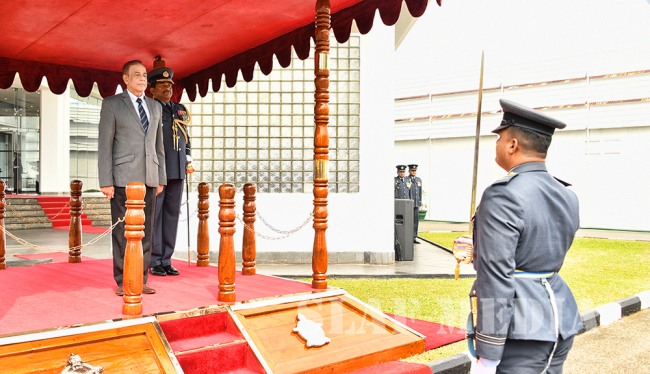 Secretary to the Ministry of Defence Visits Air Force Headquarters