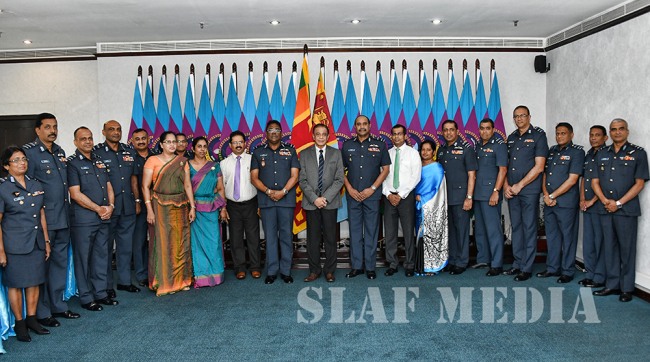 Secretary to the Ministry of Defence Visits Air Force Headquarters