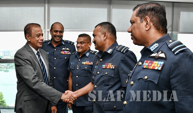 Secretary to the Ministry of Defence Visits Air Force Headquarters