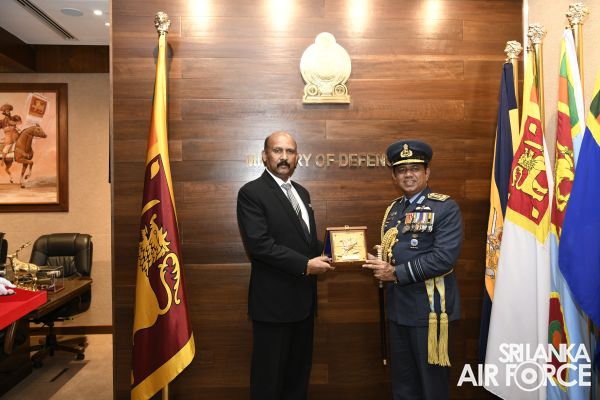Made a farewell call on the Secretary to the Ministry of Defence