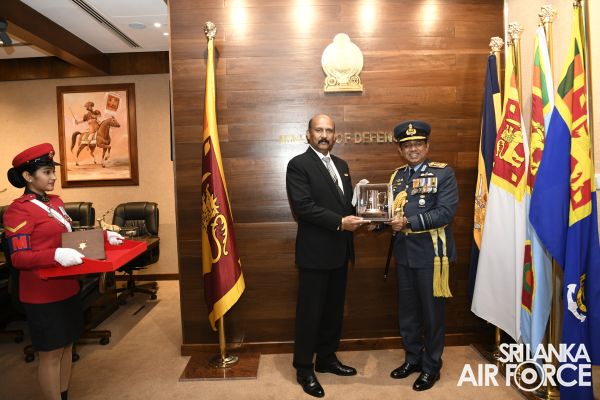 Made a farewell call on the Secretary to the Ministry of Defence