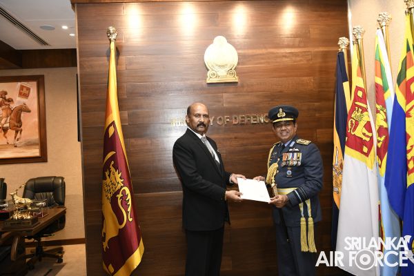 Made a farewell call on the Secretary to the Ministry of Defence