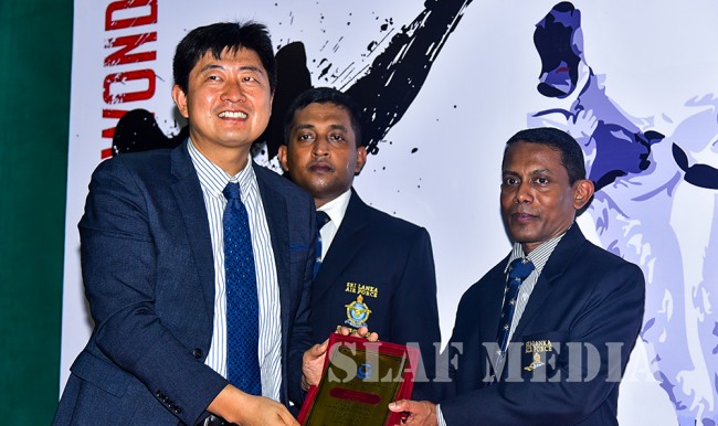 SLAF Men and Women Win Defence Services Taekwondo Championship 2018