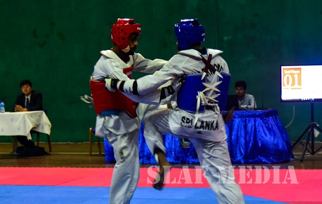 SLAF Men and Women Win Defence Services Taekwondo Championship 2018