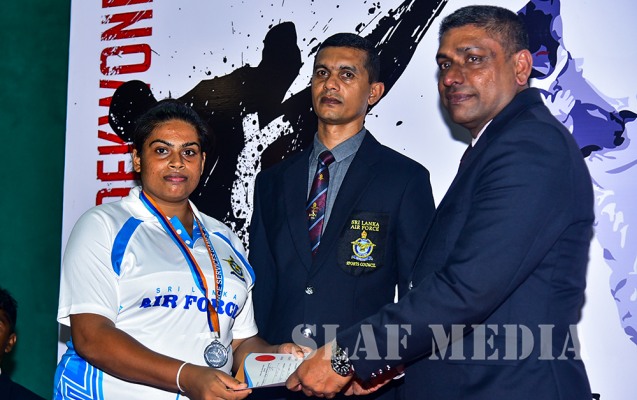 SLAF Men and Women Win Defence Services Taekwondo Championship 2018