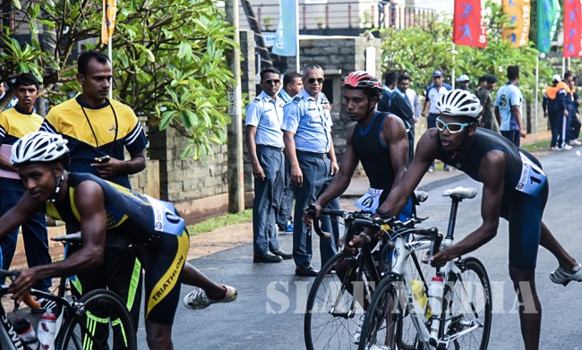 SLAF Womens Team Secures First Ever Defence Services Triathlon Title