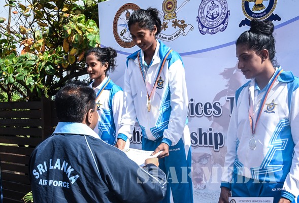 SLAF Womens Team Secures First Ever Defence Services Triathlon Title