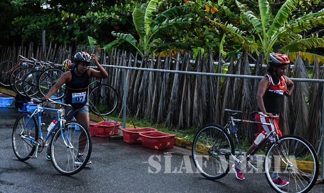 SLAF Womens Team Secures First Ever Defence Services Triathlon Title