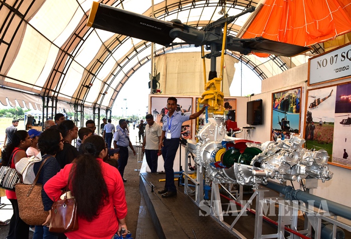State Minister of Defence Visits SLAF 66th Anniversary Exhibition and Tattoo
