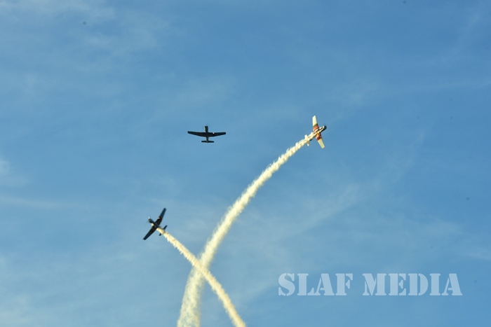 State Minister of Defence Visits SLAF 66th Anniversary Exhibition and Tattoo