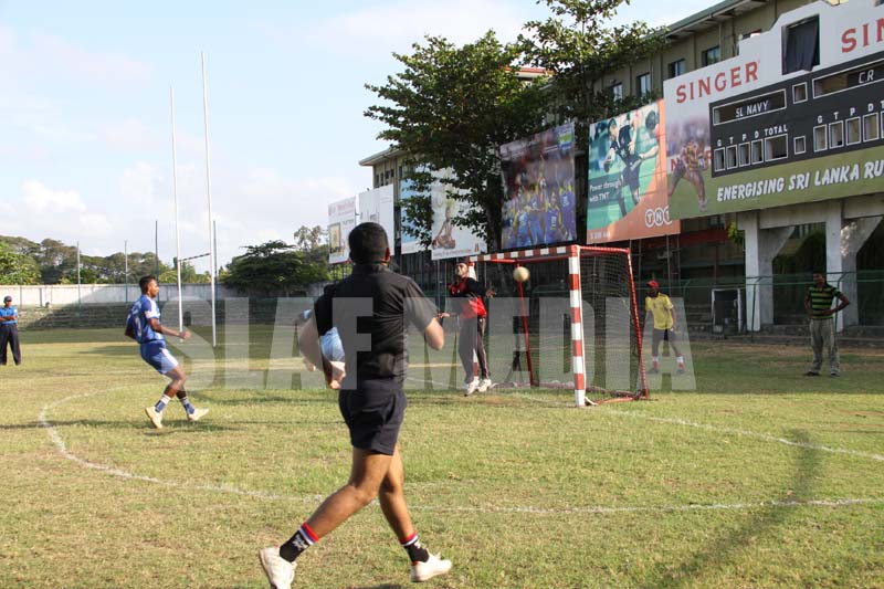 Army & SLAF Play In The First Ever Defence Services Handball Finals
