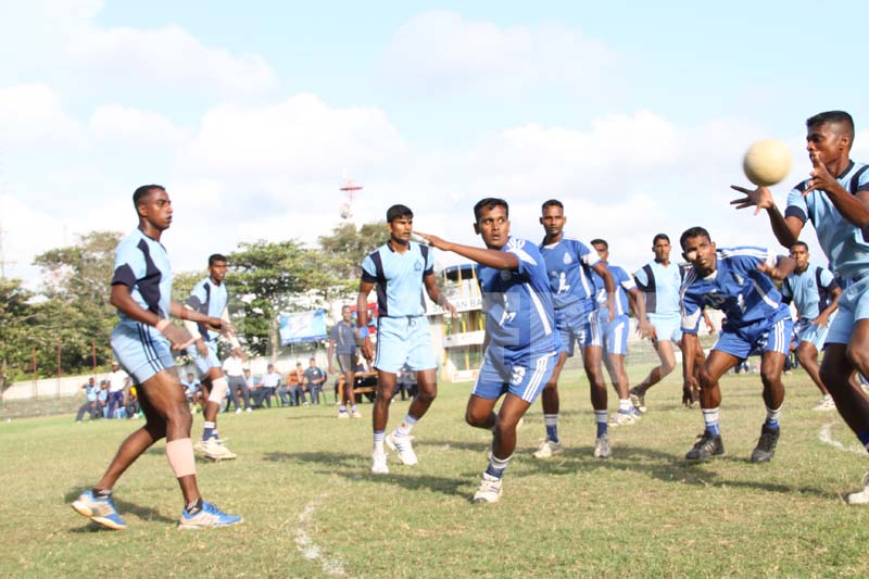 Army & SLAF Play In The First Ever Defence Services Handball Finals