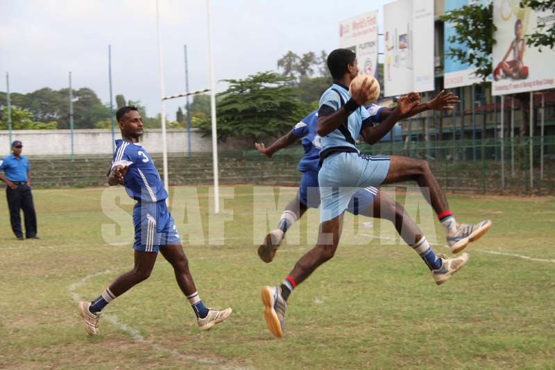 Army & SLAF Play In The First Ever Defence Services Handball Finals