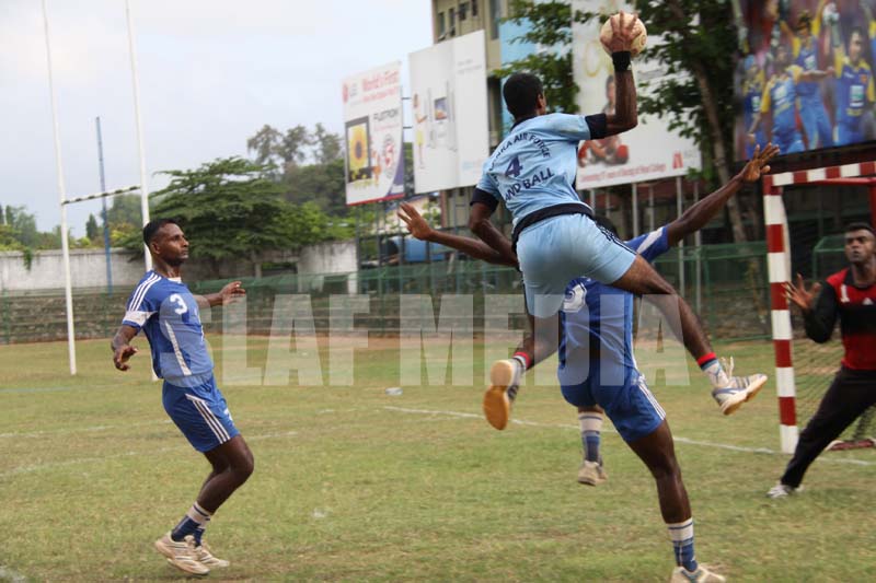 Army & SLAF Play In The First Ever Defence Services Handball Finals