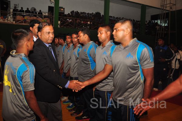 SLAF Wrestlers excel at the Defence Service Wrestling Championship 2013