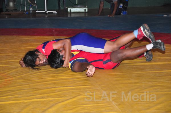 SLAF Wrestlers excel at the Defence Service Wrestling Championship 2013