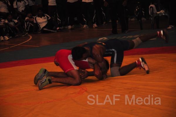 SLAF Wrestlers excel at the Defence Service Wrestling Championship 2013