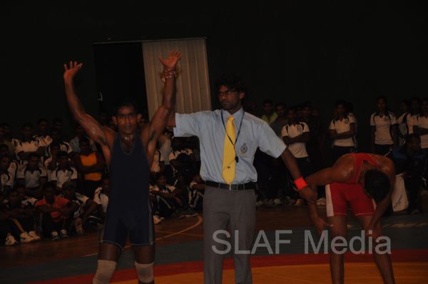 SLAF Wrestlers excel at the Defence Service Wrestling Championship 2013