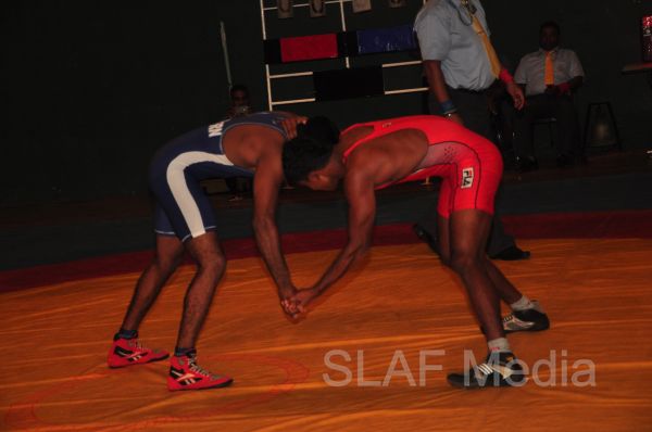 SLAF Wrestlers excel at the Defence Service Wrestling Championship 2013