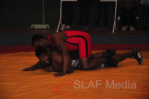 SLAF Wrestlers excel at the Defence Service Wrestling Championship 2013