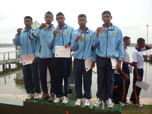 SLAF Rowing Team Shine at the 2012 Defence Services Rowing Championships