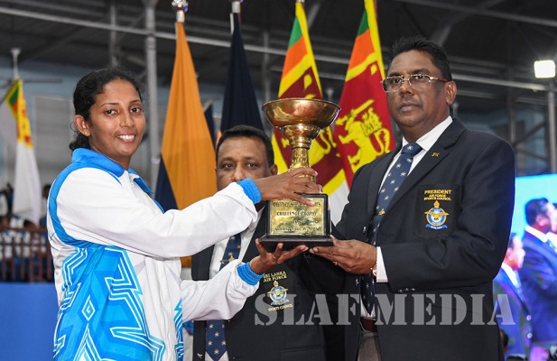 SLAF Angampora Team performs at 10th Defence Services Games Closing Ceremony