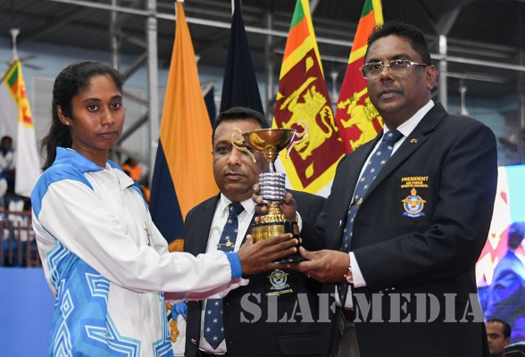 SLAF Angampora Team performs at 10th Defence Services Games Closing Ceremony