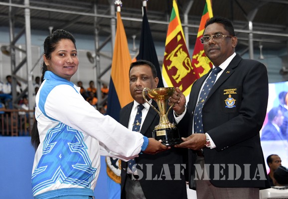 SLAF Angampora Team performs at 10th Defence Services Games Closing Ceremony