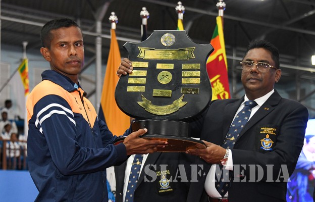 SLAF Angampora Team performs at 10th Defence Services Games Closing Ceremony
