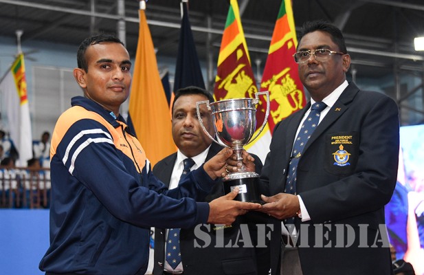 SLAF Angampora Team performs at 10th Defence Services Games Closing Ceremony