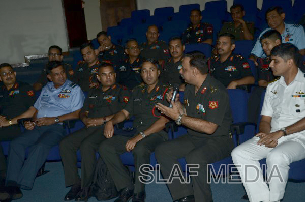 A Delegation from the Indian Army Higher Command Course Visits Air Force Headquarters