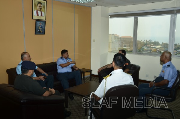 A Delegation from the Indian Army Higher Command Course Visits Air Force Headquarters