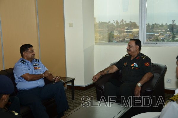 A Delegation from the Indian Army Higher Command Course Visits Air Force Headquarters