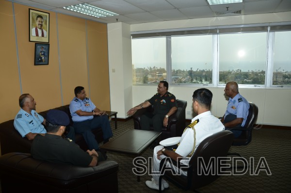A Delegation from the Indian Army Higher Command Course Visits Air Force Headquarters