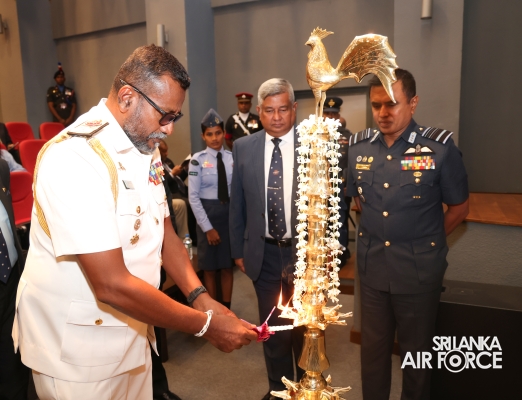 SLAF
COMMANDER ATTENDS 10TH DESHAMANYA GENERAL DENNIS PERERA ORATION