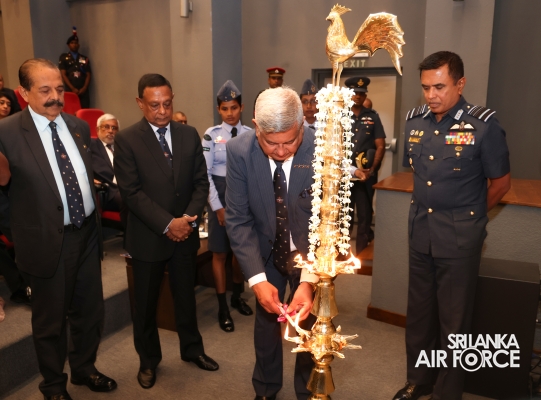 SLAF
COMMANDER ATTENDS 10TH DESHAMANYA GENERAL DENNIS PERERA ORATION