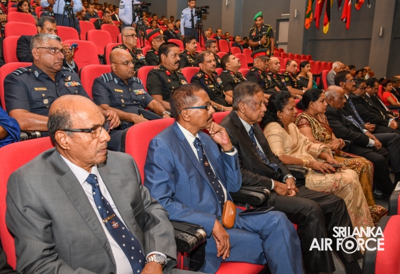 SLAF
COMMANDER ATTENDS 10TH DESHAMANYA GENERAL DENNIS PERERA ORATION