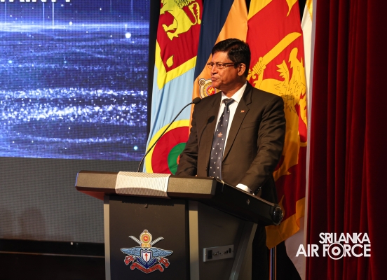 SLAF
COMMANDER ATTENDS 10TH DESHAMANYA GENERAL DENNIS PERERA ORATION