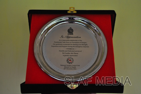 SLAF Base Katunayake Dengue Control Control Programme appreciates.