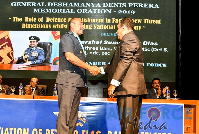 Commander delivers General Deshamanya Denis Perera Memorial Oration 2019