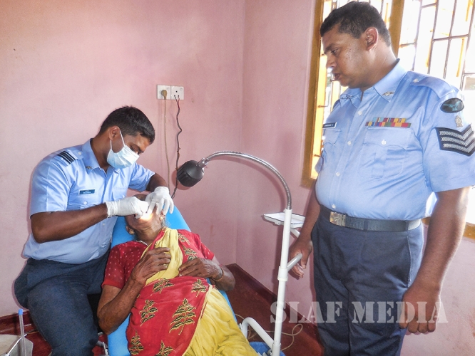 Mobile Dental Clinics at SLAF RTS Vanni and at Mudukulama Prajashalawa