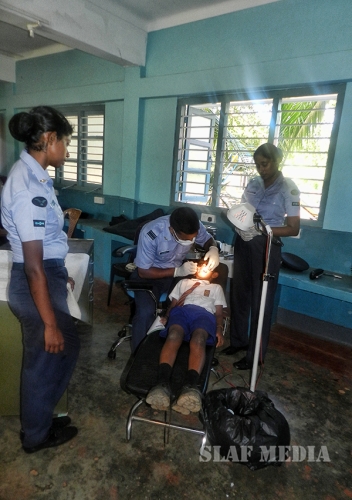 Dental Clinic for the benefits of children at Tamil Central College - Vavuniya