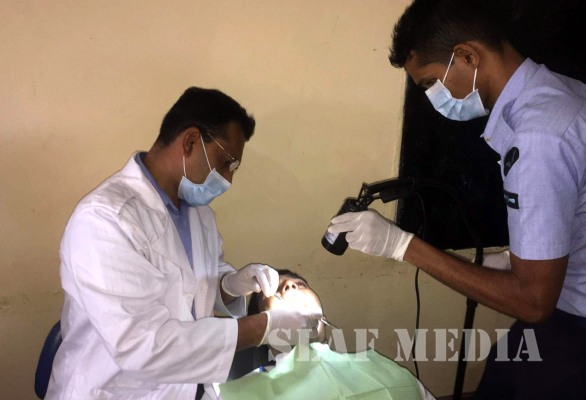 Mobile Dental Clinic at Walala Rathnayake Central College, Manikhinna
