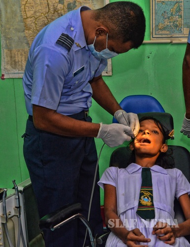 Mobile Dental Clinic at Al Furkhan Viddyala for Marble Beach Area Civilians