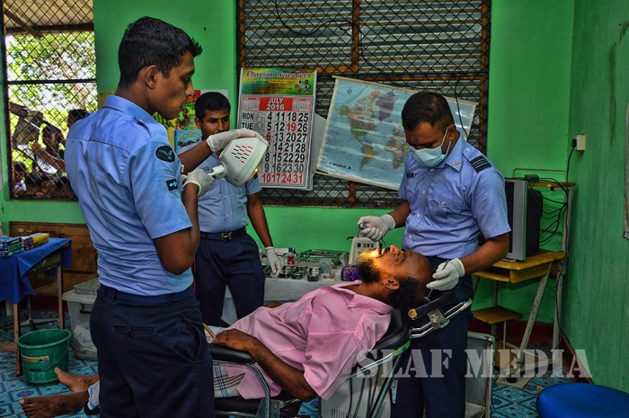 Mobile Dental Clinic at Al Furkhan Viddyala for Marble Beach Area Civilians